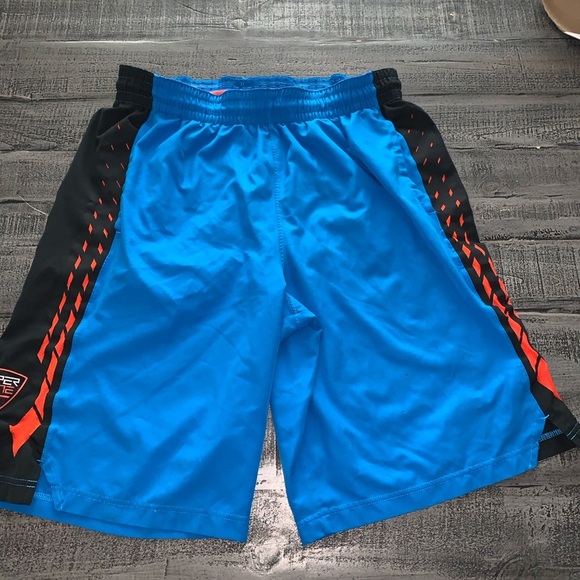 Nike Hyper Elite Blue Black Orange Athletic Shorts Meduim, elastic & drawstring - Picture 1 of 4
